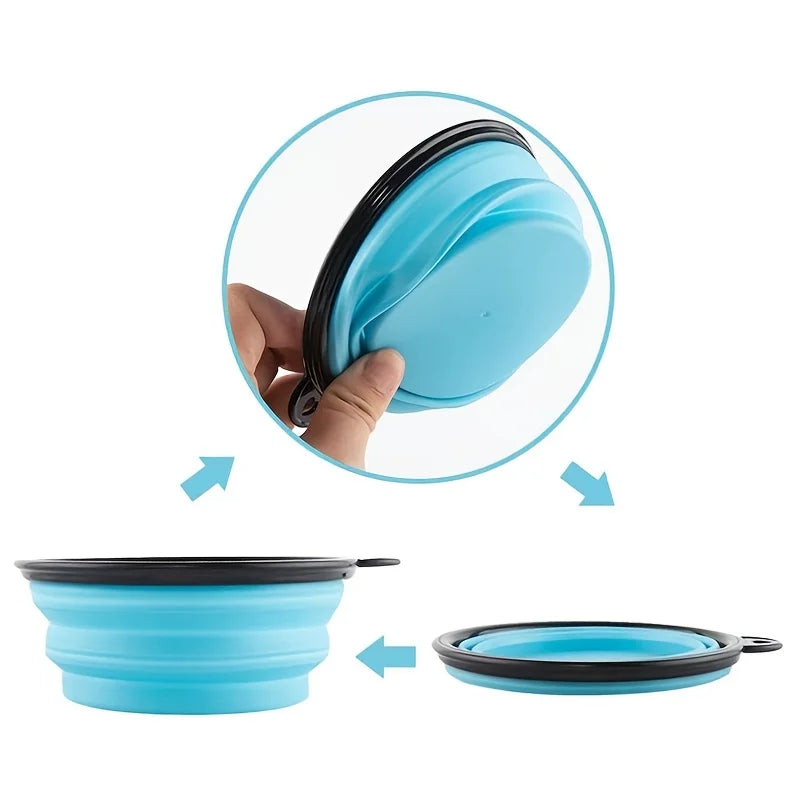 Durable Collapsible Bowl Portable Travel Outdoor