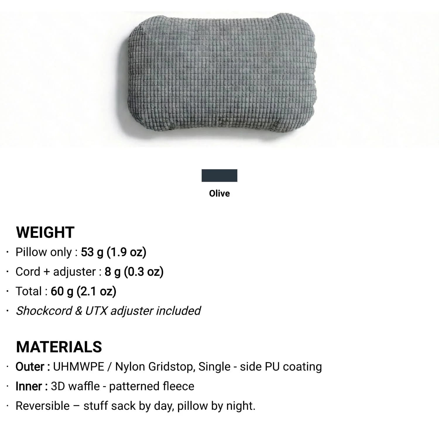Stuff Sack & Pillow Multifunctional Storage Bag