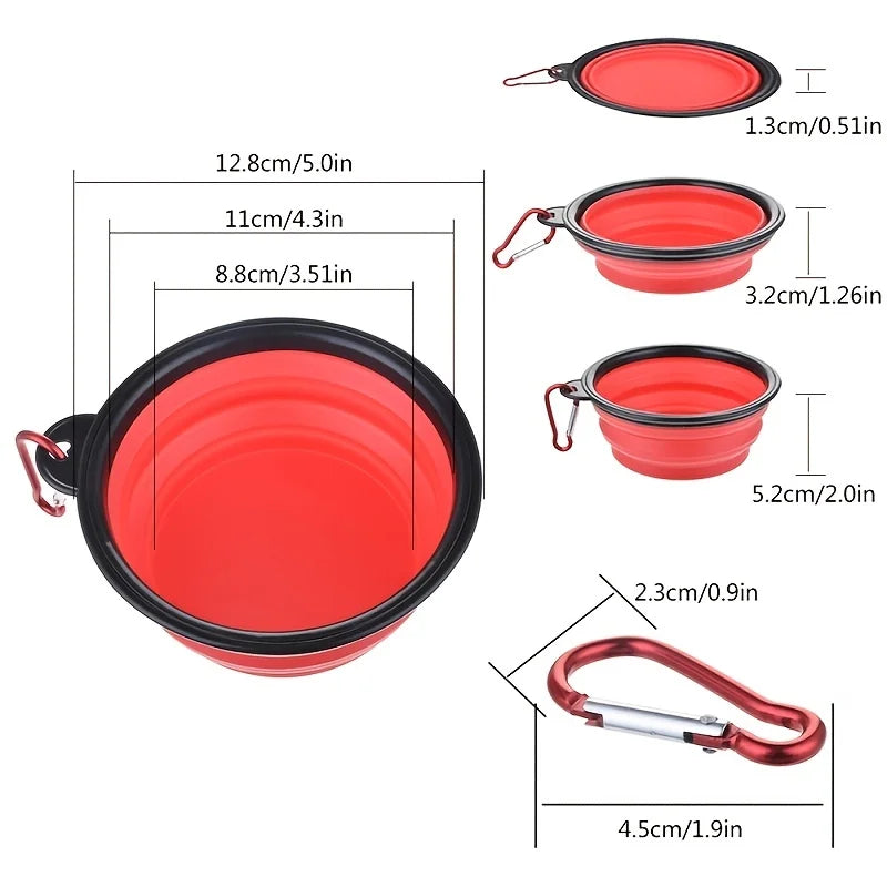 Durable Collapsible Bowl Portable Travel Outdoor